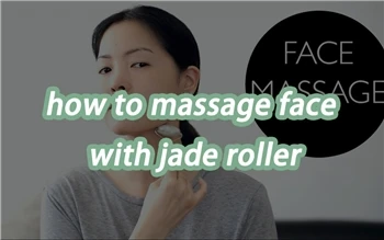 Conas Aghaidh a Massage Le Jade Roller
