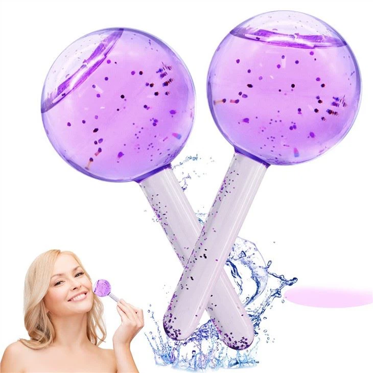 Cóireáil craicinn a laghdú puffiness globes oighir