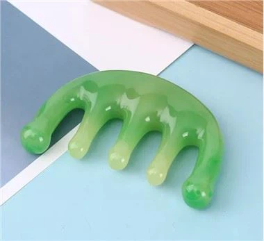 Gruaig cíor jade massager facial